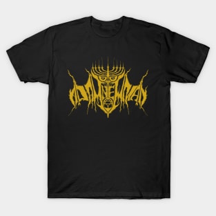 Adam Newman Metal Logo - Gold T-Shirt